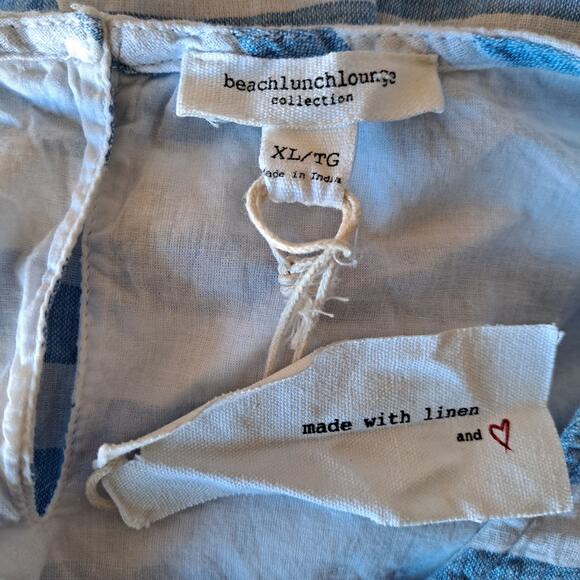 Beach Lunch Lounge Blue & White Striped Sleeveless Dress - Size XL (NWT) - Picture 15 of 15